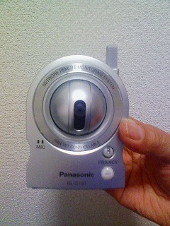 Panasonic BL-C131　ネットワークカメラ前面